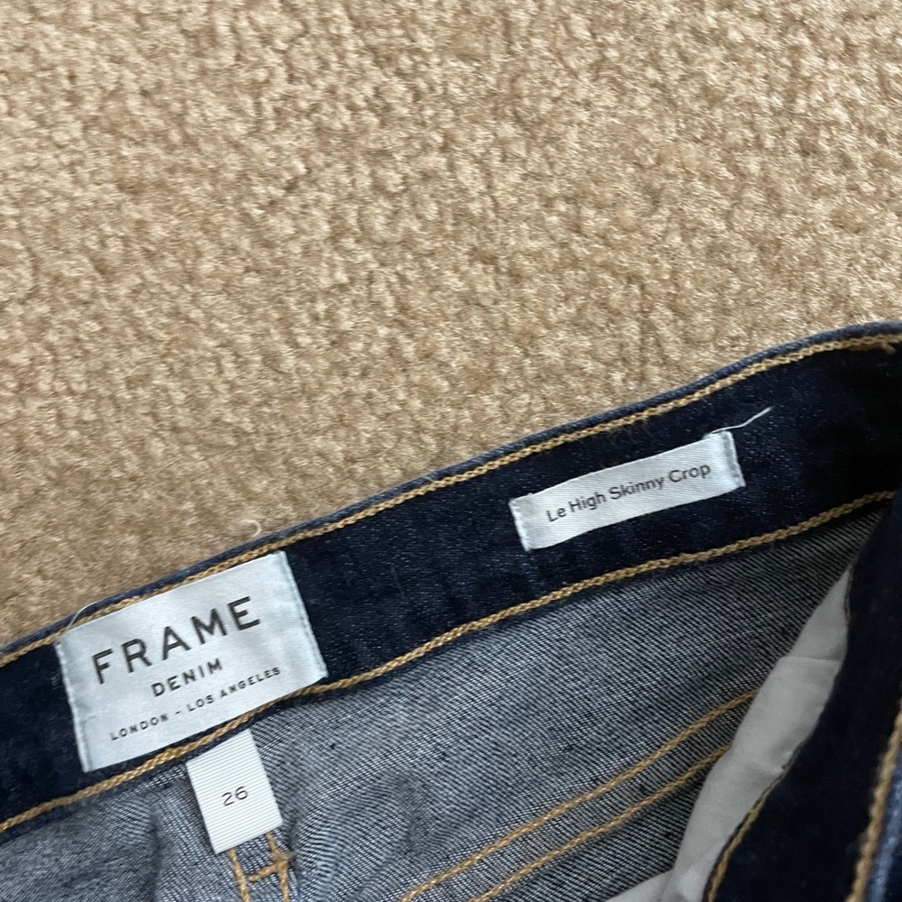 Frame le high skinny crop high rise skinny jeans - Picture 3 of 7